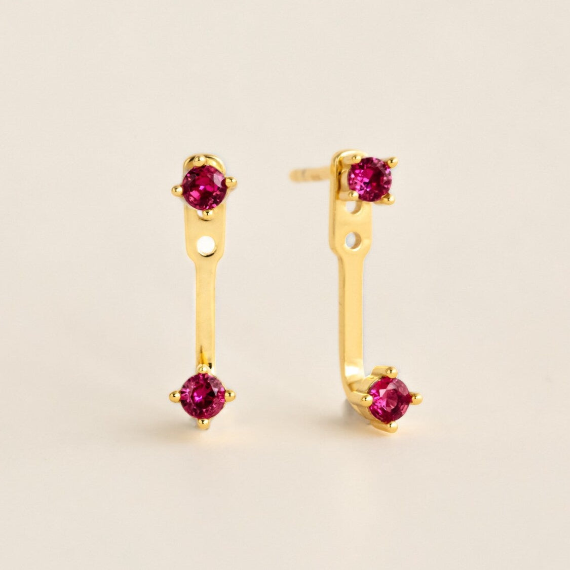 Birthstone Ear Jackets For Women/Girl